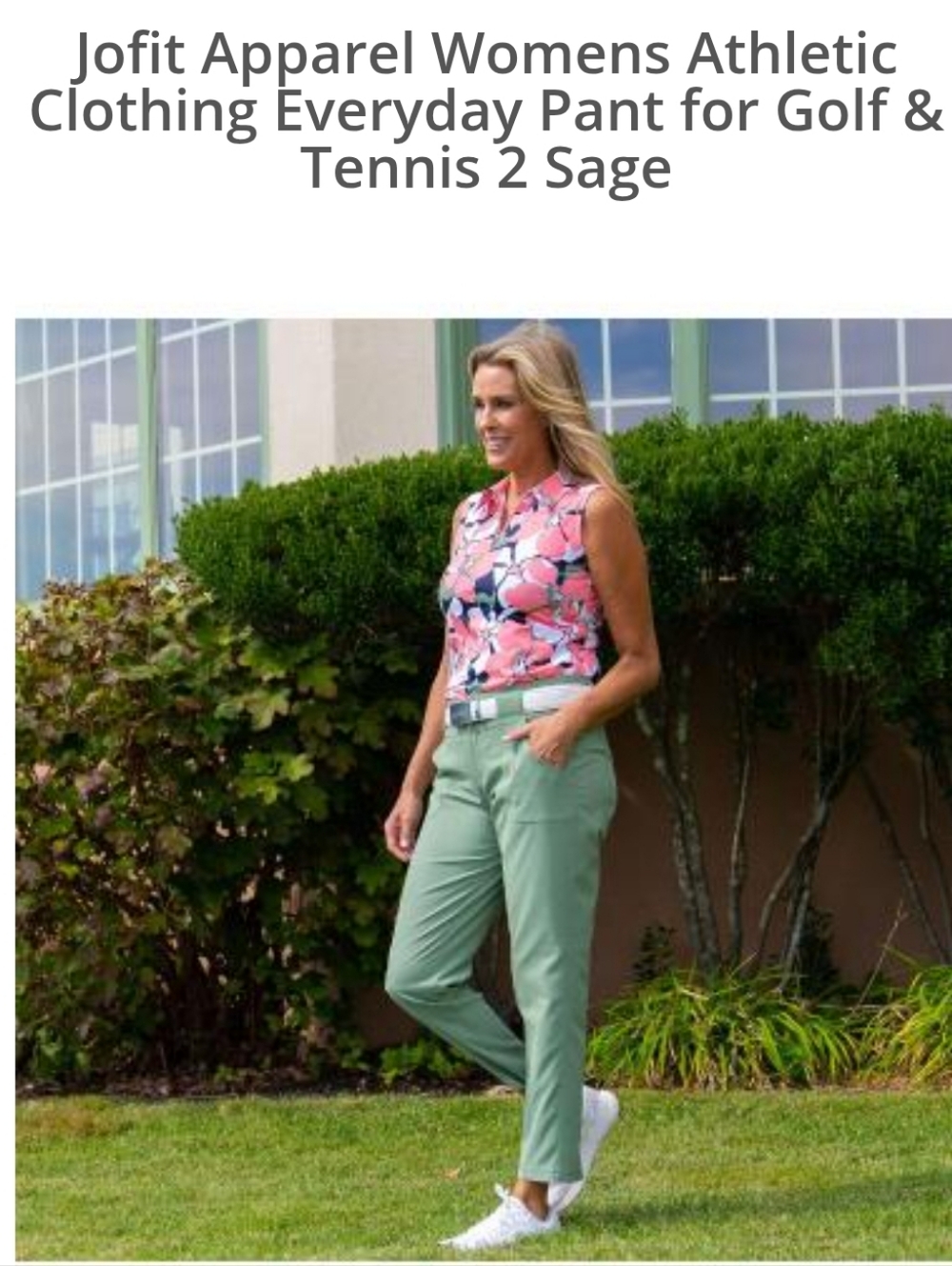 Jofit Apparel Womens Everyday Pant Sz 10 Sage